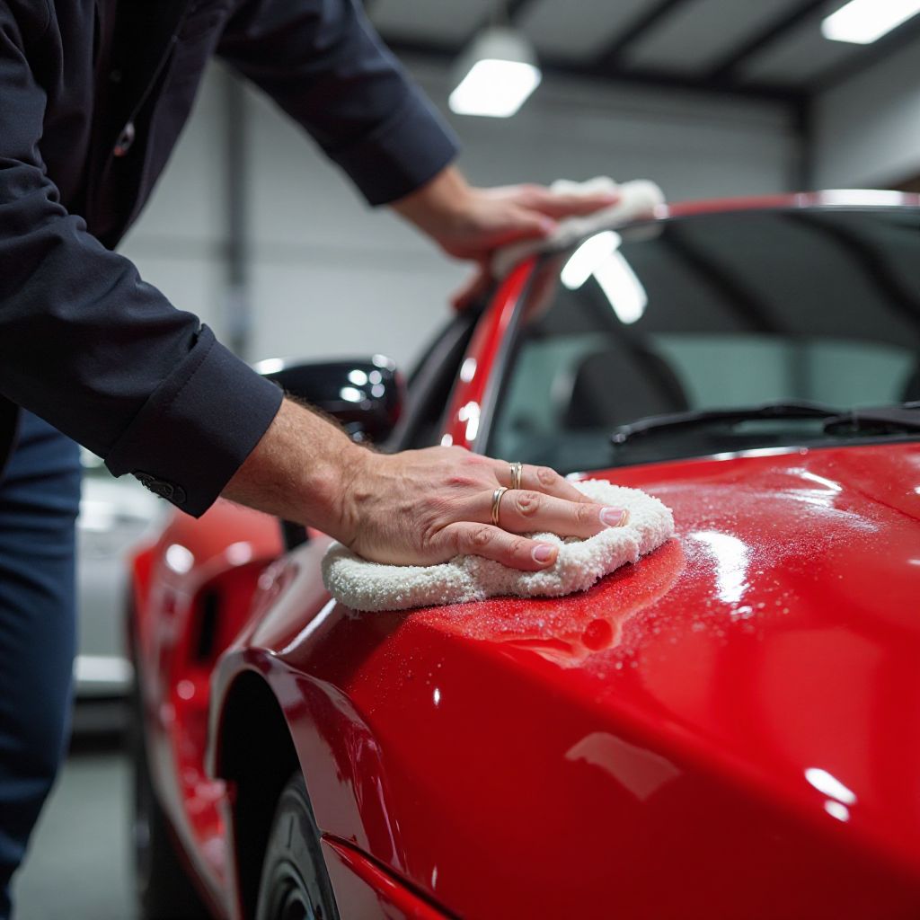 Aplicare ceară și polish profesional